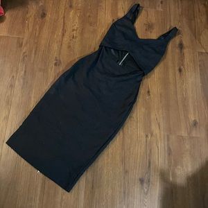 Express tight fit zipper dress